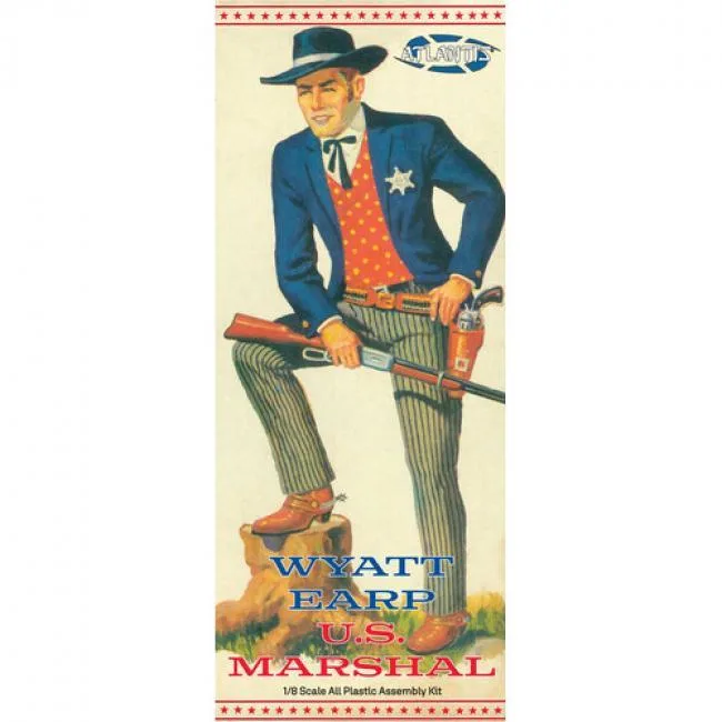 Atlantis Atlantis 1:8 Scale Model Kit U.S. Marshal Wyatt Earp Figure — product photo