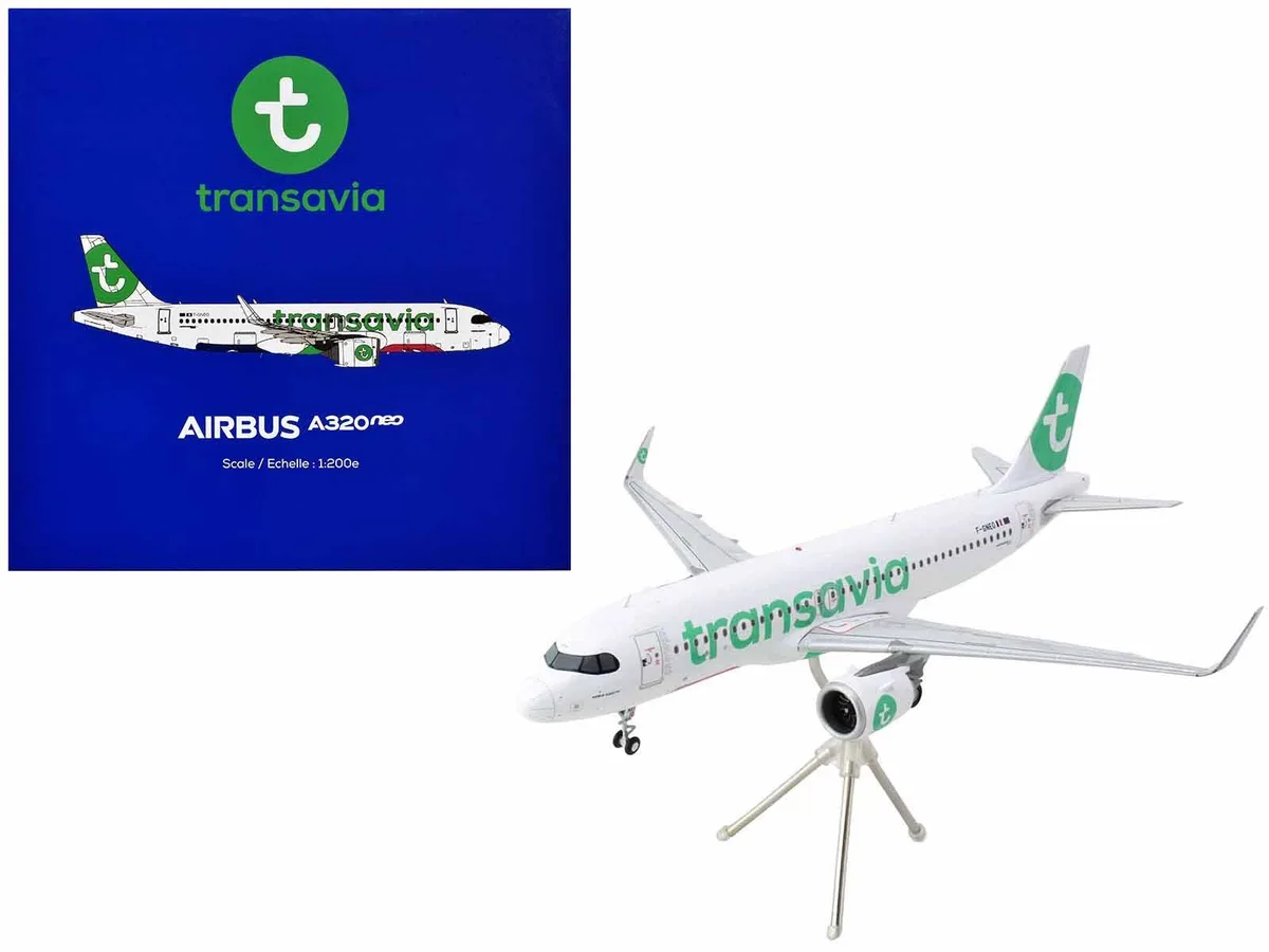 GeminiJets GeminiJets Airbus A320neo Transavia Airlines 1/200 diecast hobby collectible — product photo