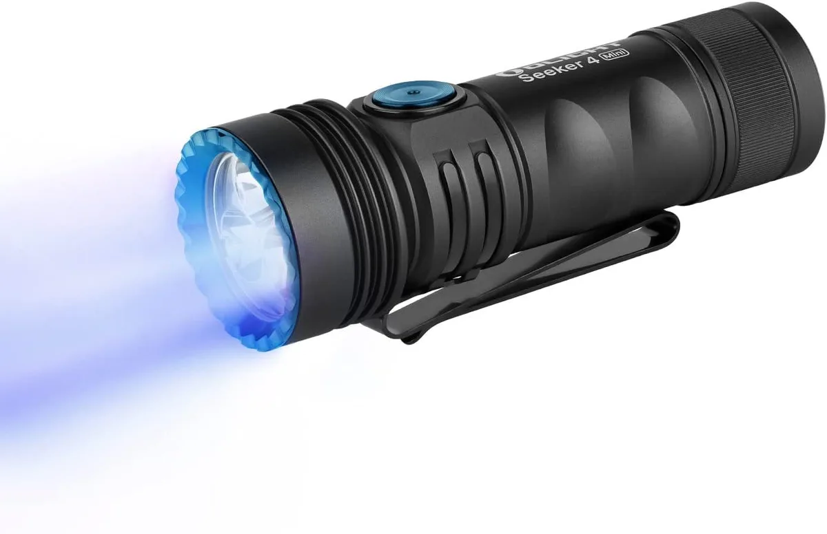 iworkmart iworkmart Seeker 4 Mini UV Combo Flashlight 1200 Lumens 365nm — product photo