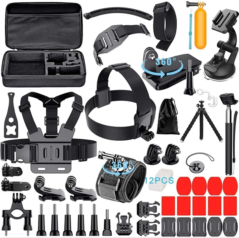 Werleo Werleo 59-in-1 Action Camera Accessories Kit Black — product photo