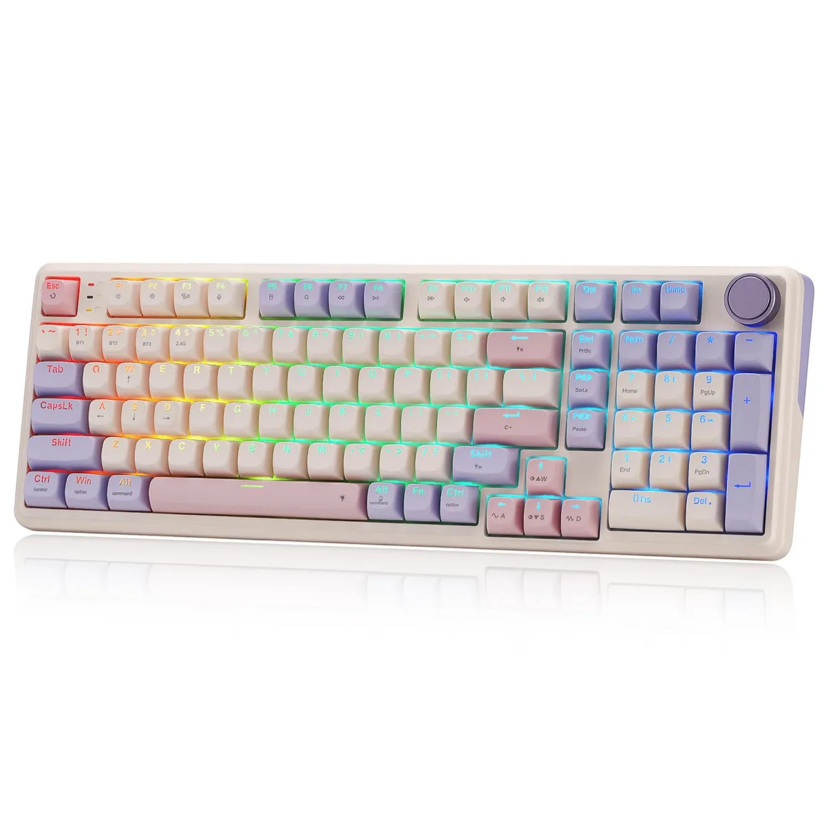  Redragon Eisa K768 PRO 100 Keys Wireless Gasket RGB Gaming Keyboard — product photo