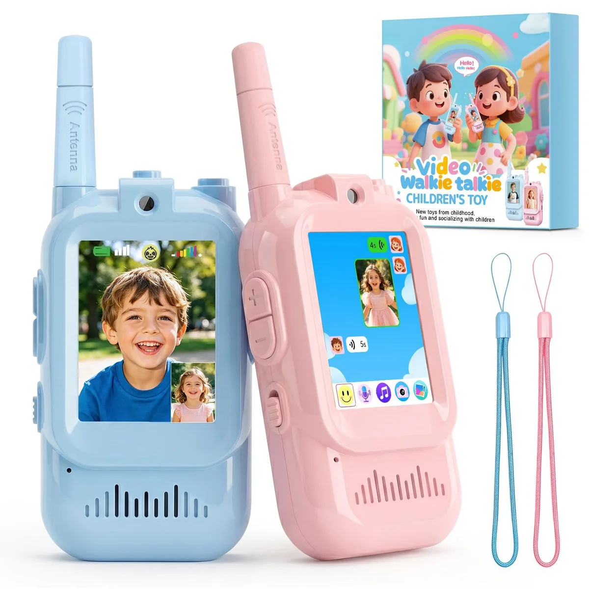  BlueFire JK200 Video Walkie Talkie Blue &amp; Pink Pro — product photo