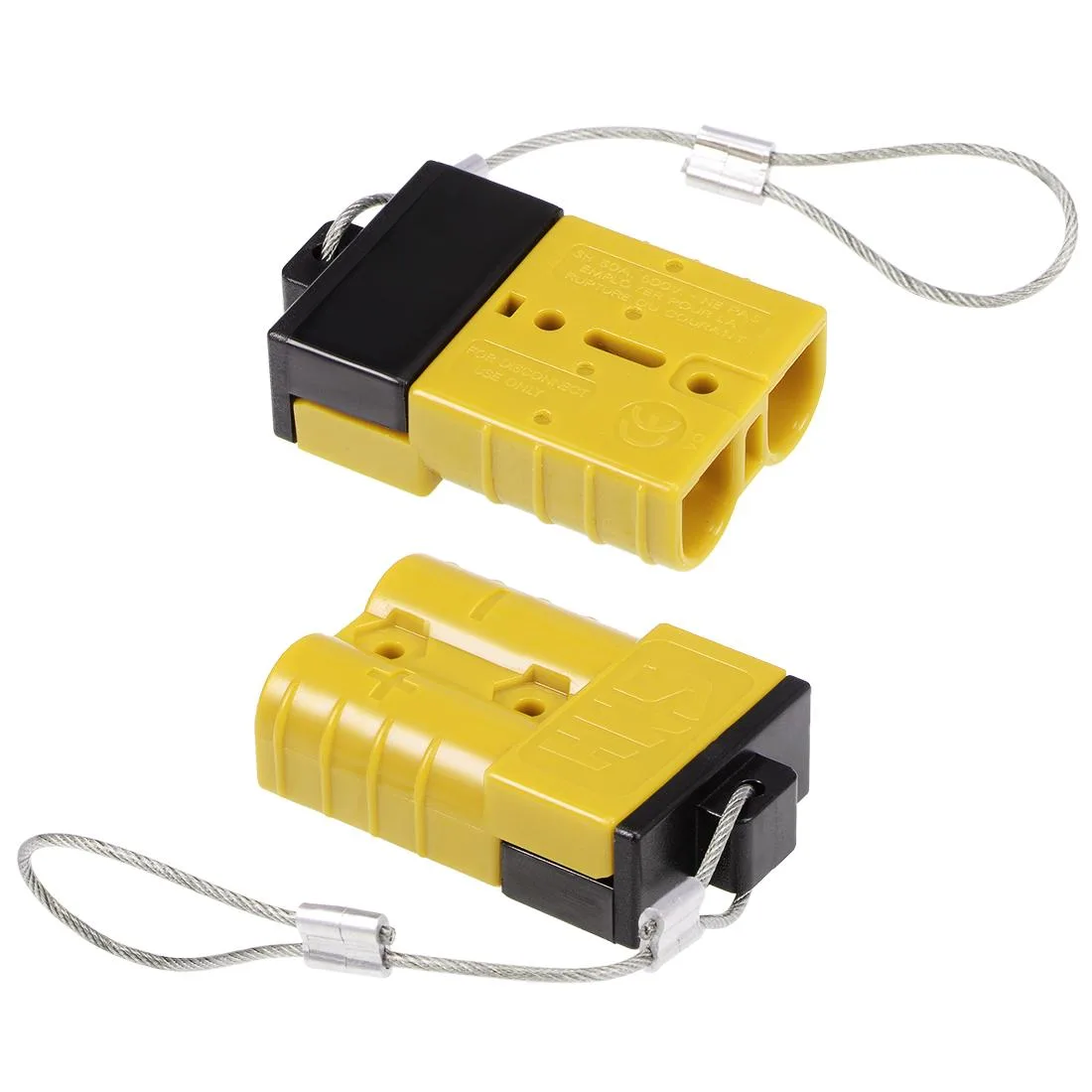 Unique-Bargains Unique-Bargains 50A 6 AWG Quick Connect Disconnect Kit Yellow 2pcs — product photo