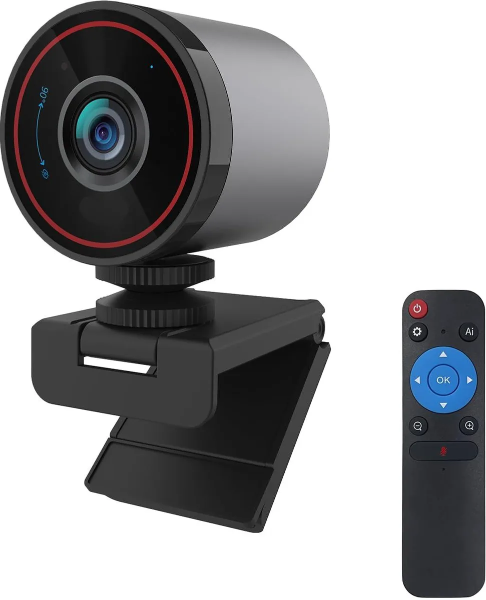 CIRICO UltraCam L52 4K Webcam 30fps 1080p 60fps 90° FOV AI Framing Remote Privacy Cover Noise-Canceling Mic — product photo