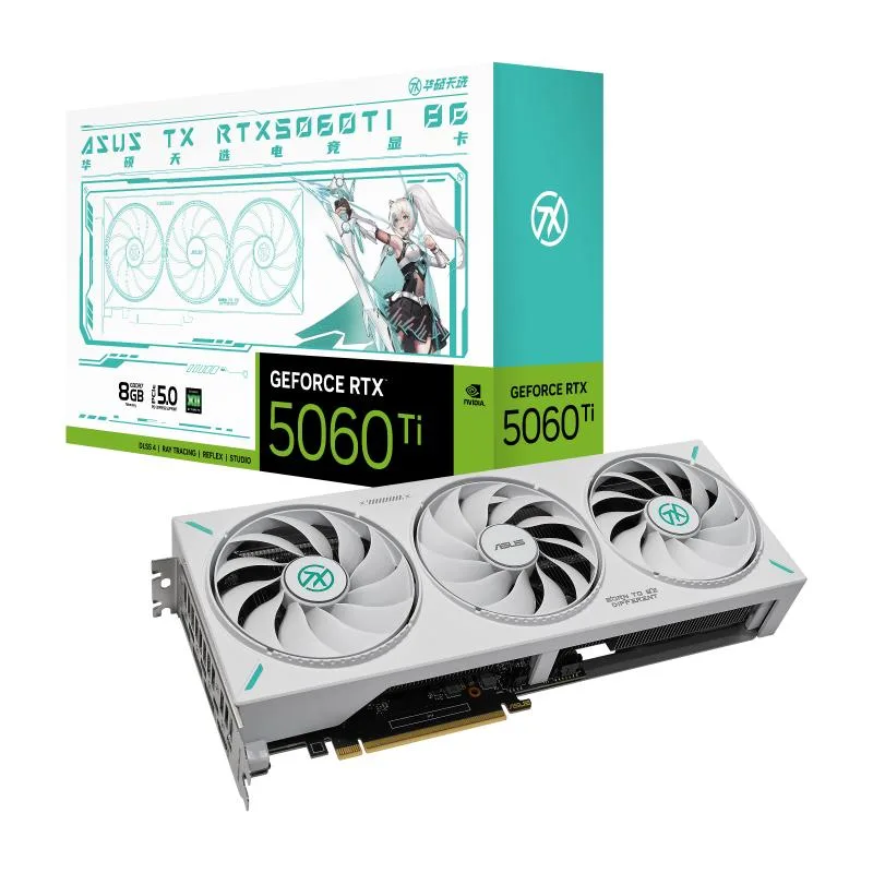 ASUS ASUS TX-RTX5060Ti-O8G GeForce RTX 5060 Ti 8GB GDDR7 graphics card — product photo