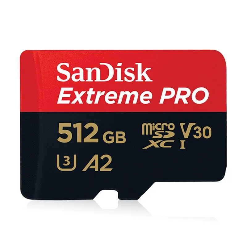 SanDisk SanDisk Extreme PRO 512GB microSDXC UHS-I U3 V30 A2 with Adapter — product photo