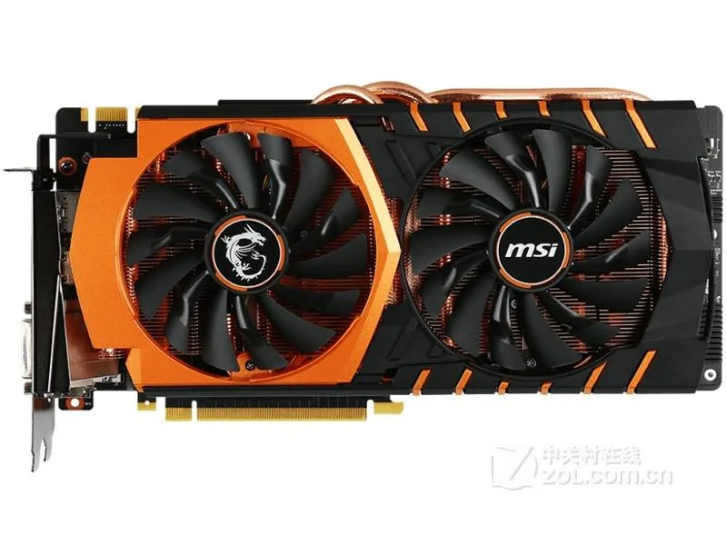 MSI MSI GeForce GTX 980 Ti Gaming 6G Golden Edition graphics card — product photo