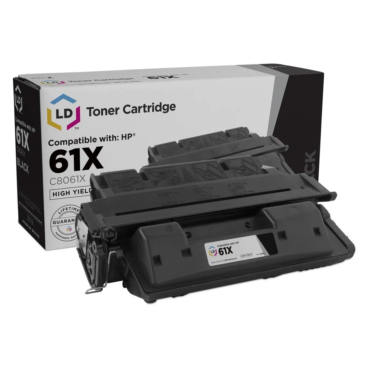 LD Products LD Products HP 61X C8061X High Yield Black Toner Cartridge — product photo