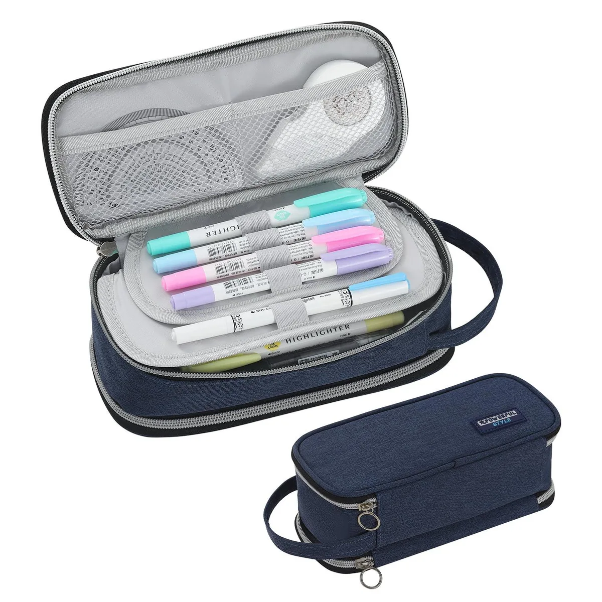  Tergopa 2025060802-YX-US 15" Canvas Pencil Bag — product photo
