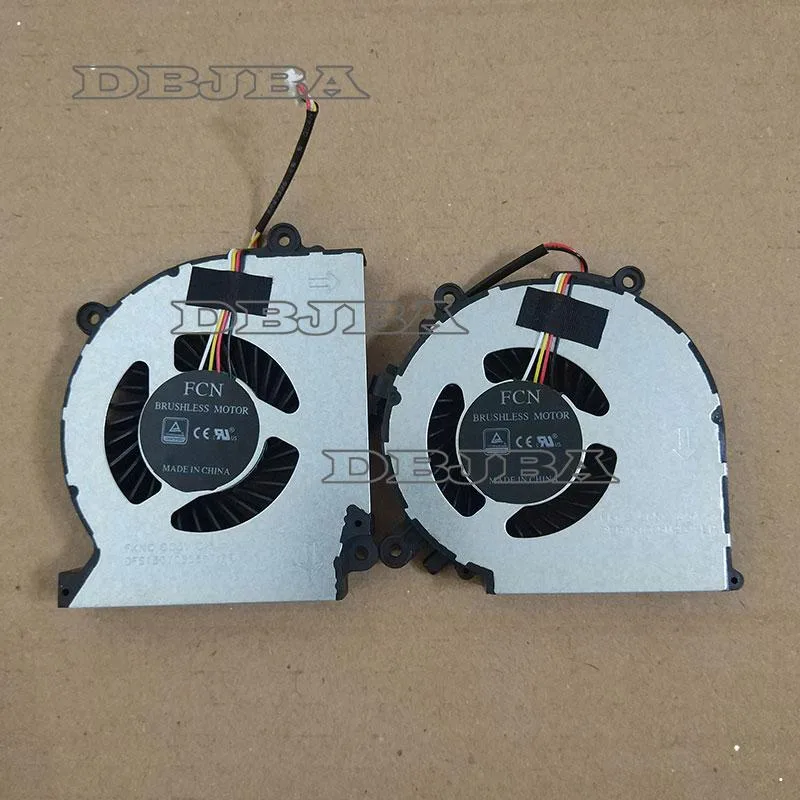 Single black laptop cooling fan on plain background