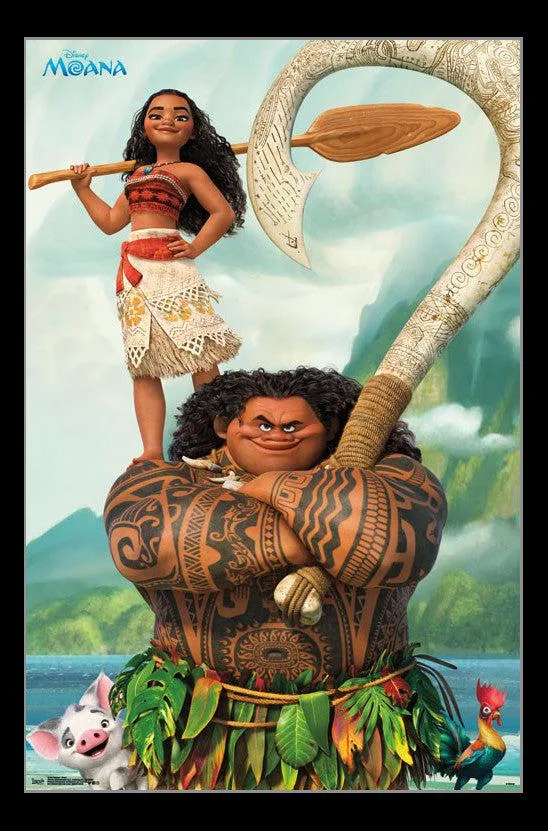 Posterazzi Moana pose poster print 22 by 34 inches