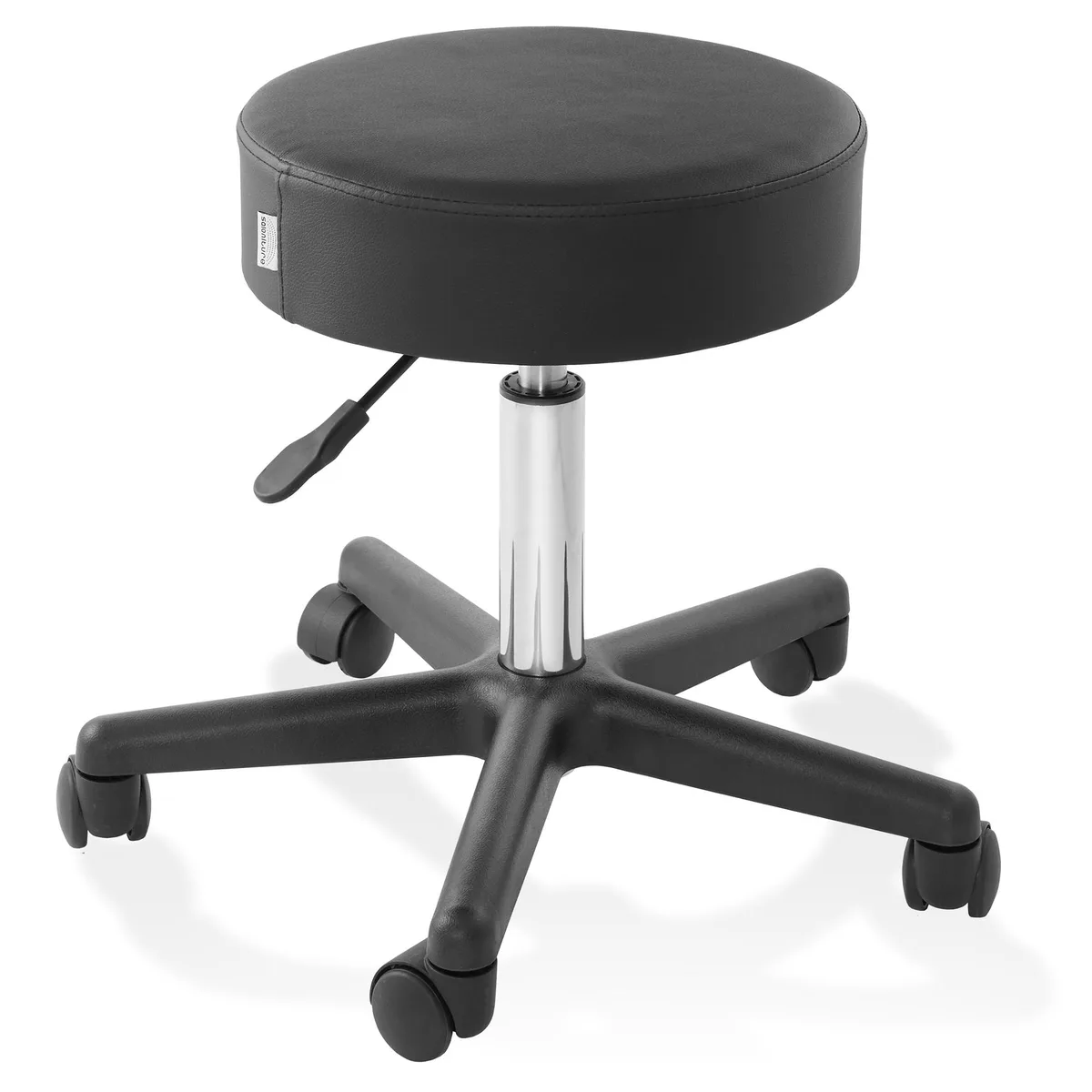 Saloniture Saloniture Rolling Hydraulic Salon Stool Black 250 lbs — product photo