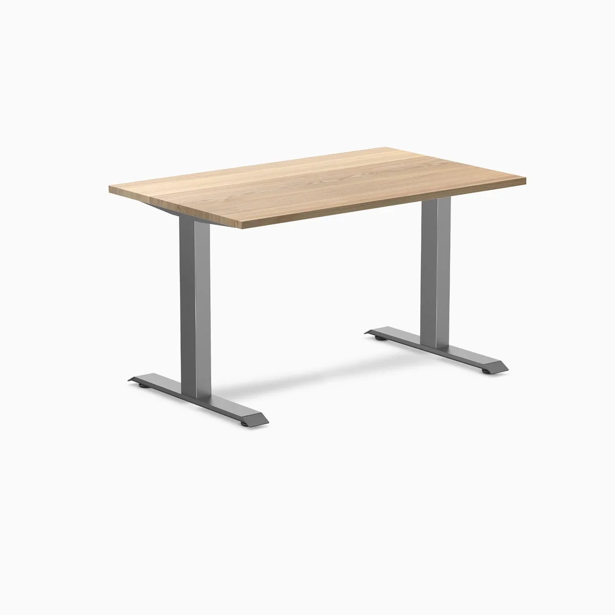 Desky Desky Zero Hardwood Office Desk White Ash Space Gray 48 x 30 in — product photo