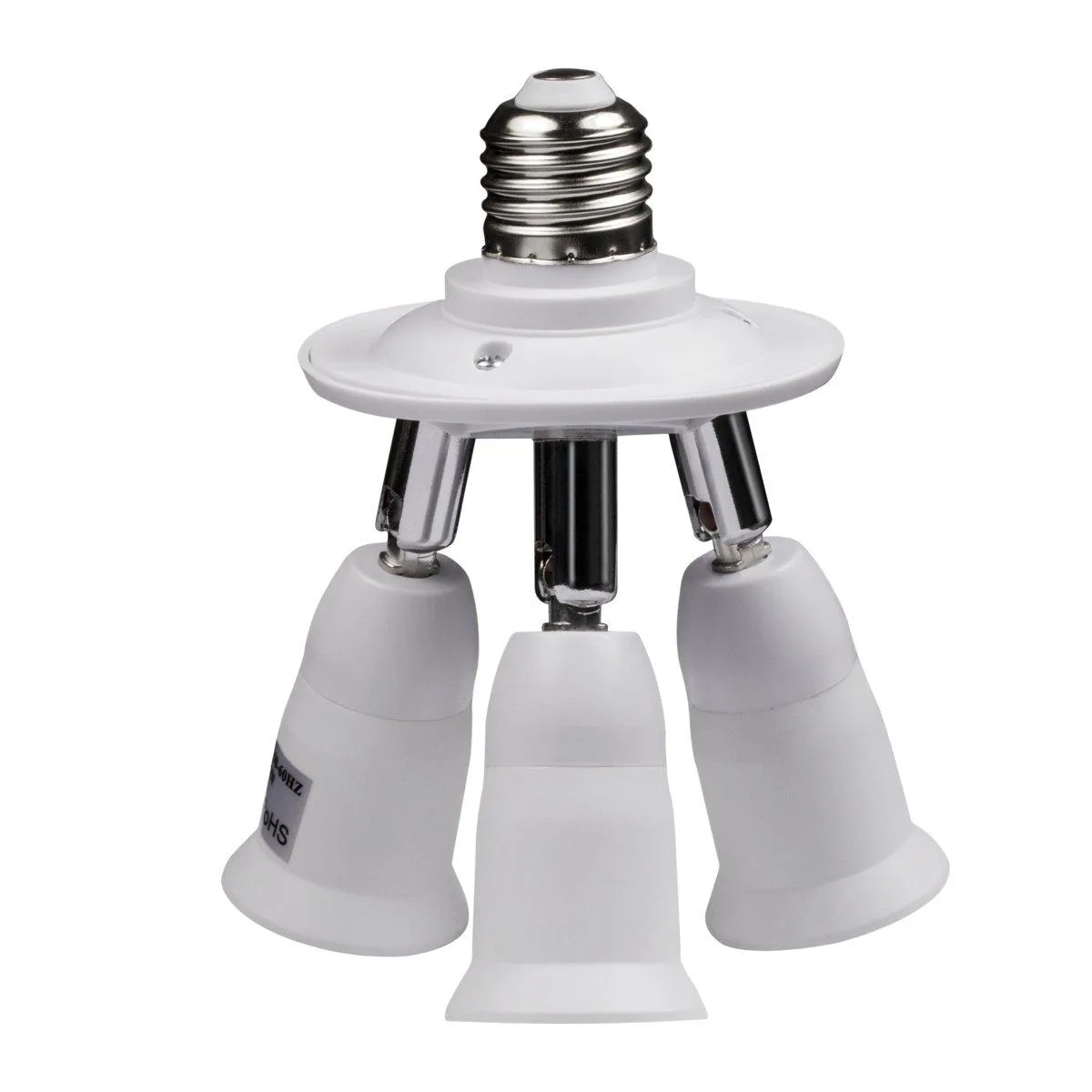  3 in 1 E26 Light Bulb Socket Splitter Converter 360 — product photo