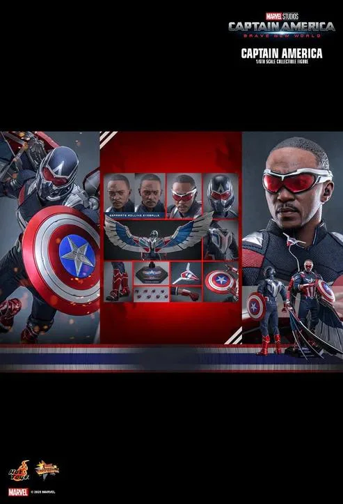 Hot Toys Hot Toys MMS779 Captain America Brave New World 1/6 action figure — product photo