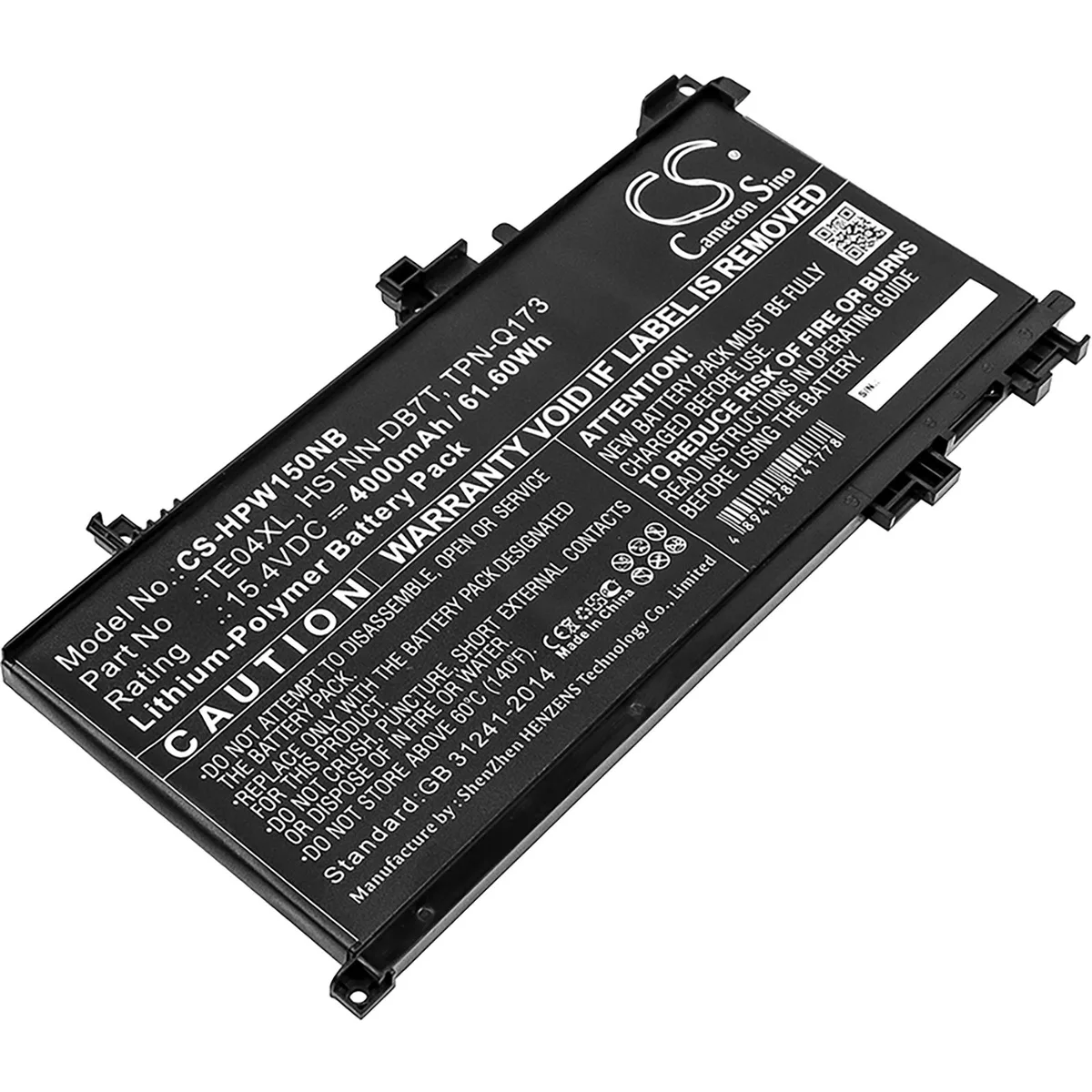 Cameron &amp; Co Cameron &amp; Co DS-CS-HPW150NB laptop battery 4 Ah — product photo