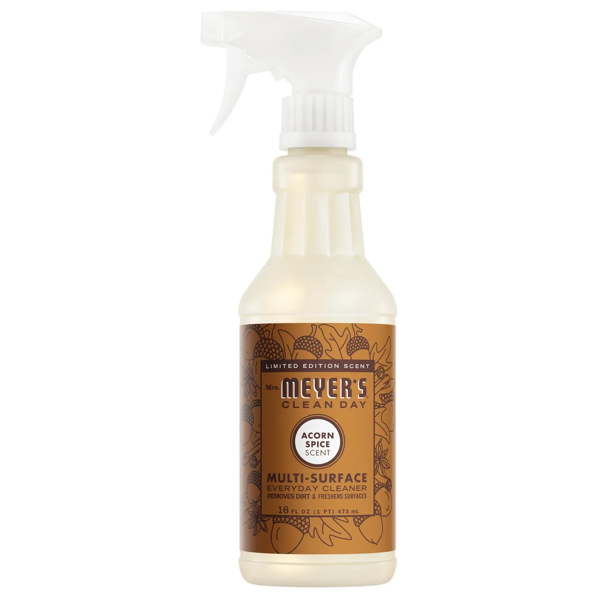 Clear liquid in a white 16 fl oz spray bottle with trigger