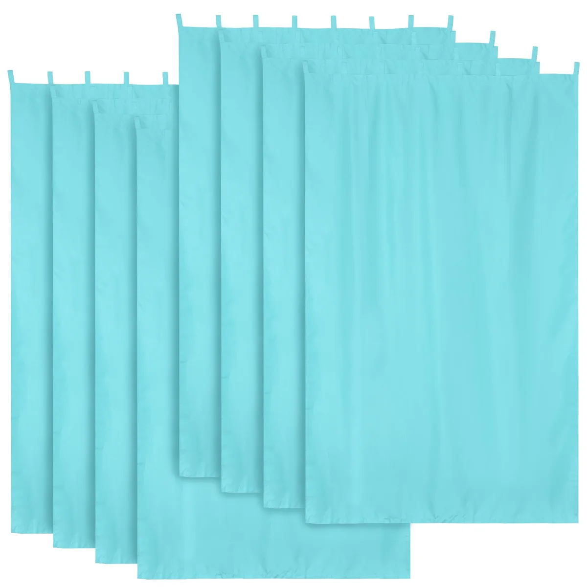 Yescom USA, Inc. Yescom USA, Inc. 54"x96" Outdoor Privacy Curtain Tab Top UV30+ 8 Pack — product photo