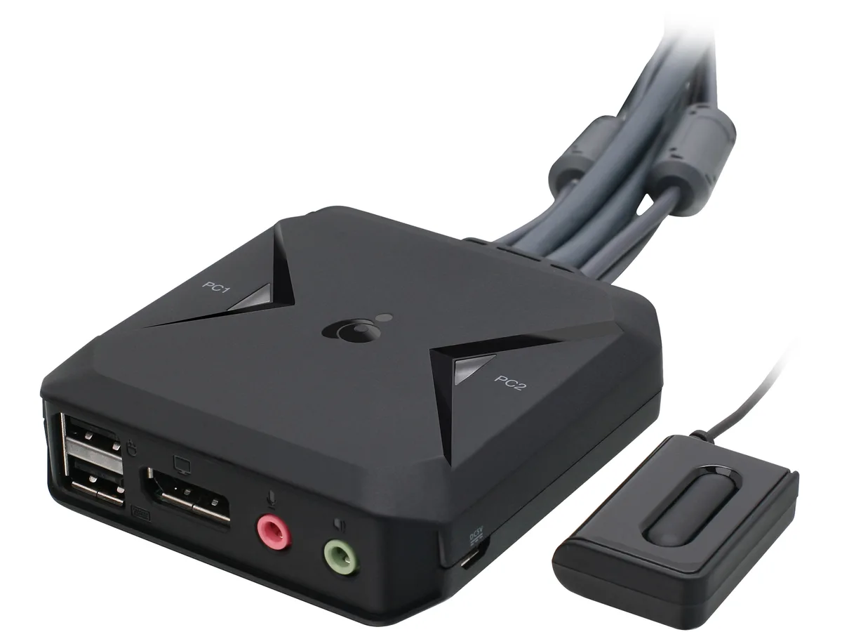 IOGEAR IOGEAR GCS52DP 2-Port DisplayPort KVM Switch — product photo