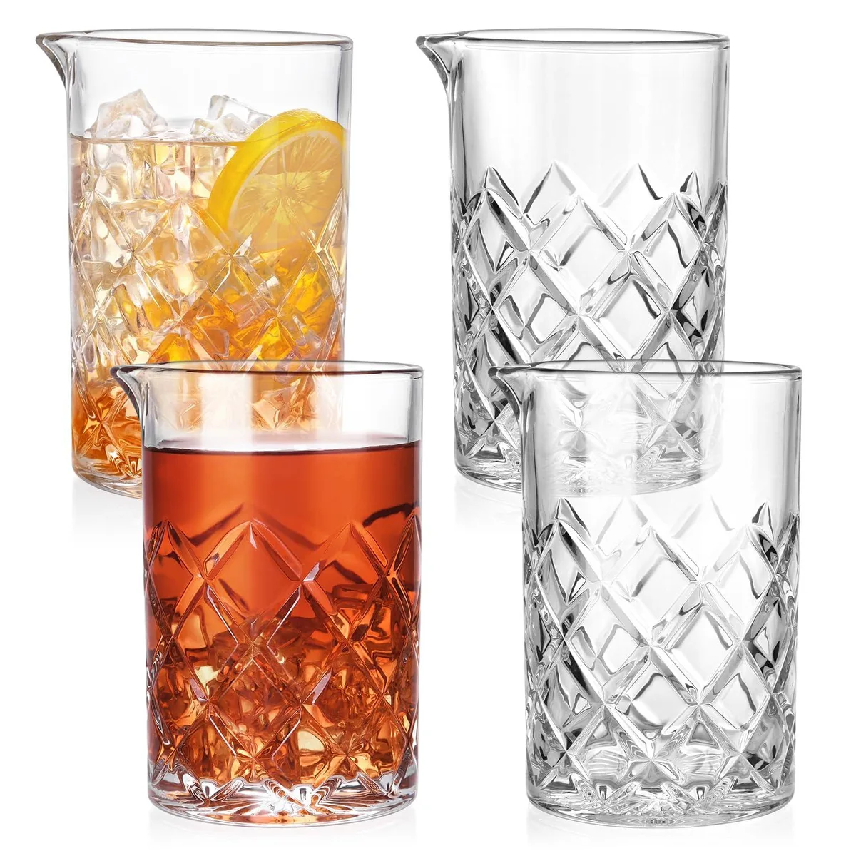  GOSDENG Cocktail Mixing Glass Set 4 Pcs 24 oz — product photo