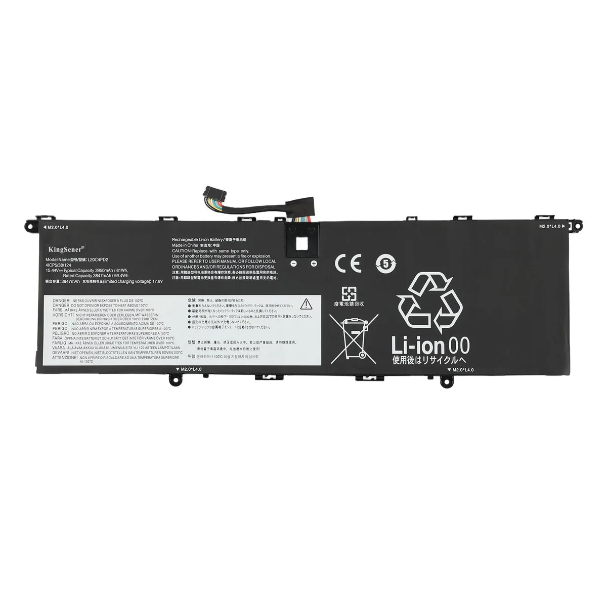 KingSener KingSener L20C4PD2 15.44V 61Wh laptop battery — product photo