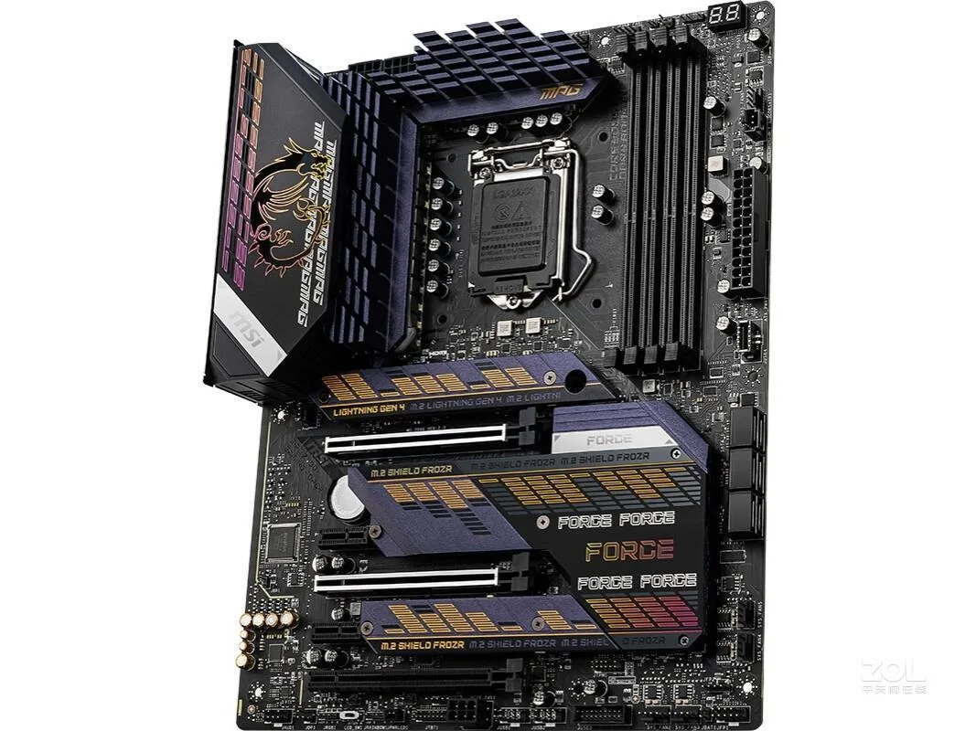 MSI MSI MPG Z590 GAMING FORCE Intel motherboard — product photo