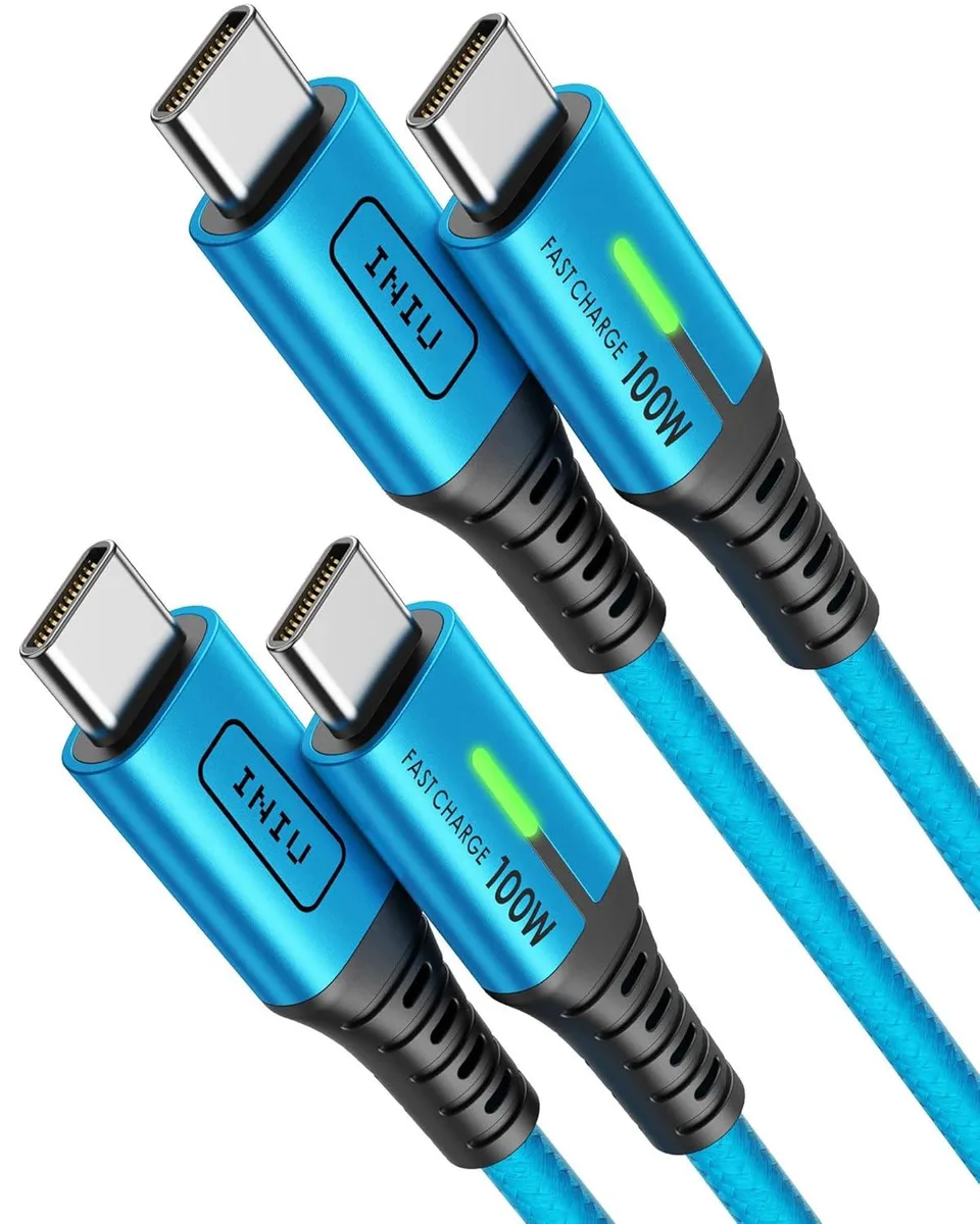 Chopmate Chopmate 100W USB-C Cable 6.6ft Blue 2-Pack — product photo