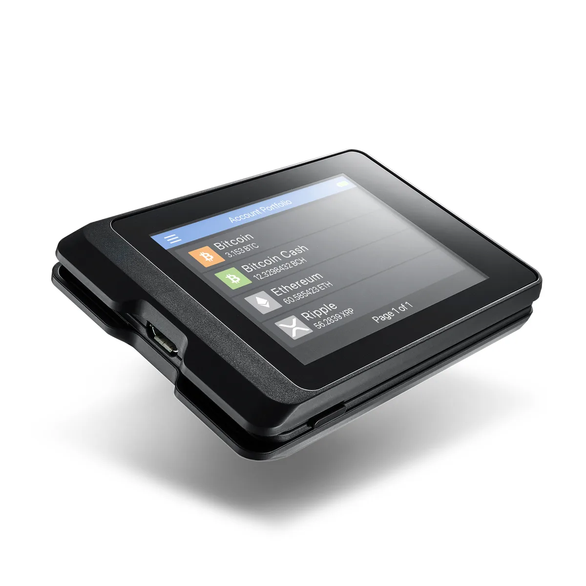 SecuX Technology Inc. SecuX Technology Inc. 98-012-001001 SecuX V20 Plus crypto wallet 2.8" touchscreen — product photo