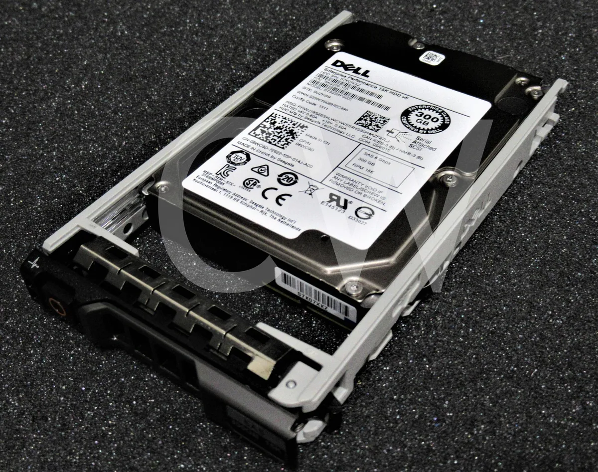DELL DELL ST300MP0005 300GB 15K RPM 12Gbps 2.5" SAS internal hard drive with caddy — product photo