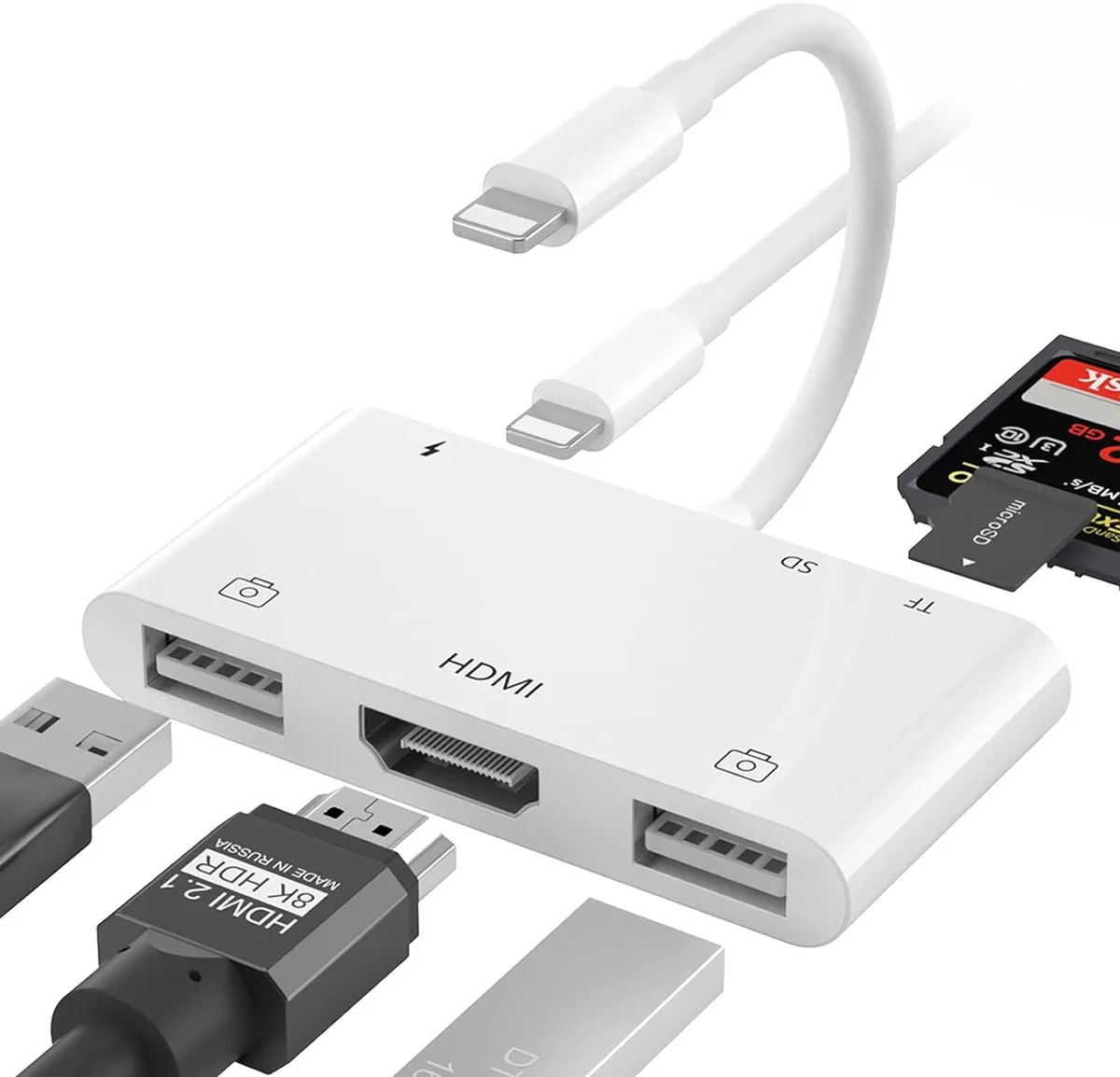 BESIGN BESIGN 6-in-1 Lightning to HDMI Data Converter — product photo