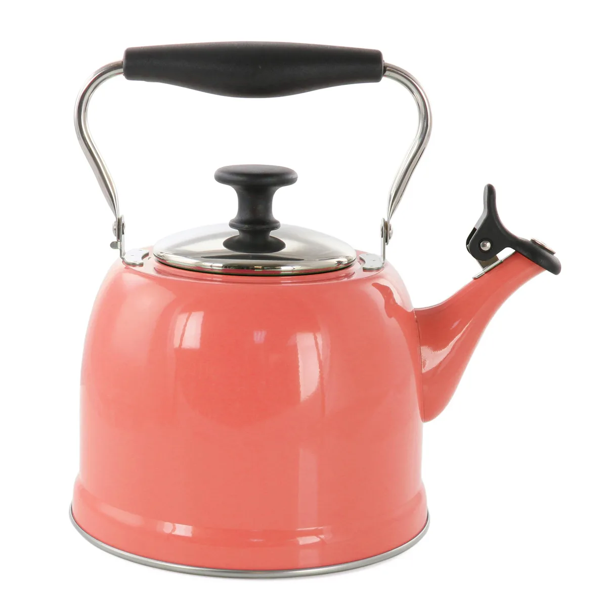 Martha Stewart Martha Stewart 510120135M 2.2 Quart Stainless Steel Tea Kettle Coral — product photo