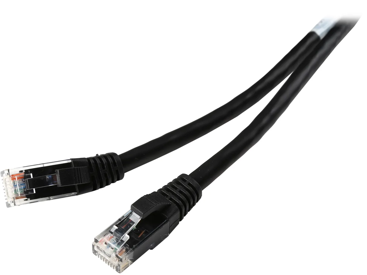 Cables To Go Cables To Go 27150 Cat6 Snagless UTP Network Ethernet Cable 1 ft Black — product photo