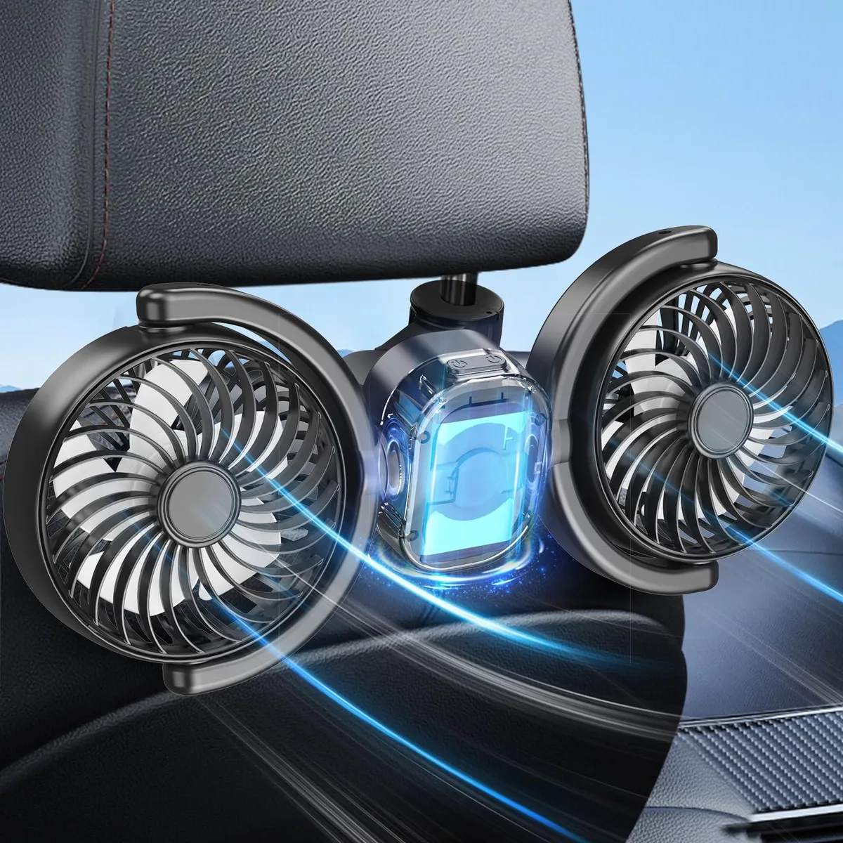 ARCTIC ARCTIC 2 in 1 Accessory Dual-Head Fan 4000mAh 360° Rotation — product photo