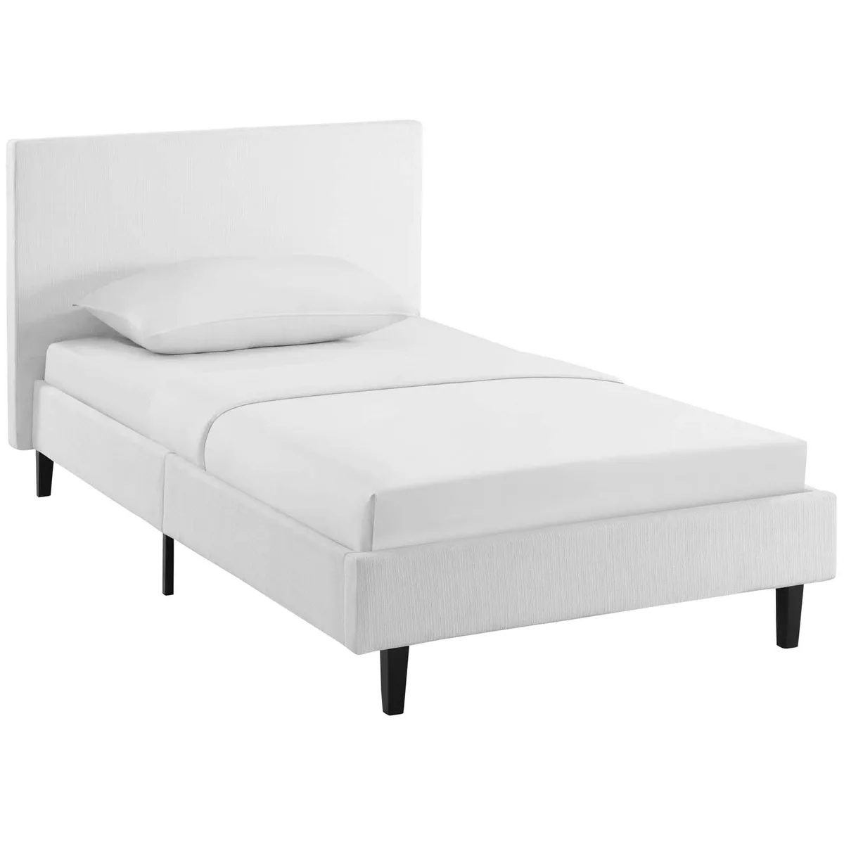 Modway Furniture Modway Furniture Anya Twin Bed White 81"L x 45"W x 36.5"H — product photo