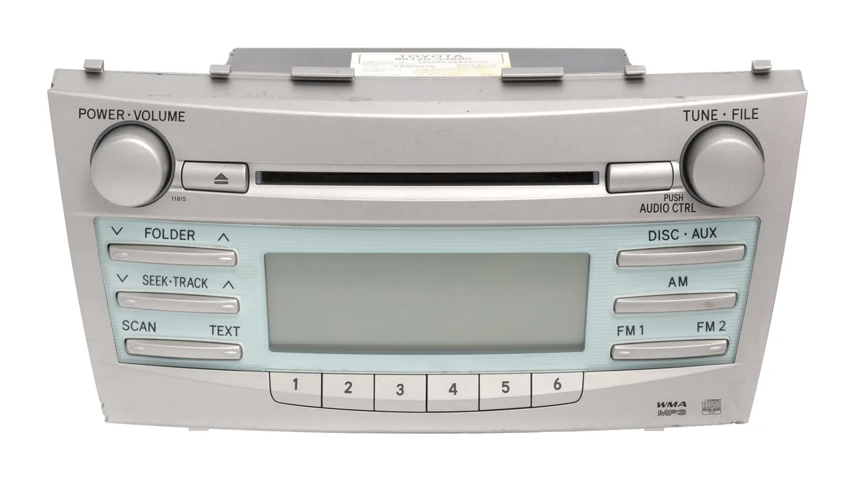 1 Factory Radio 1 Factory Radio 86120-33890 AM FM MP3 CD Receiver 2007-2009 Camry — product photo