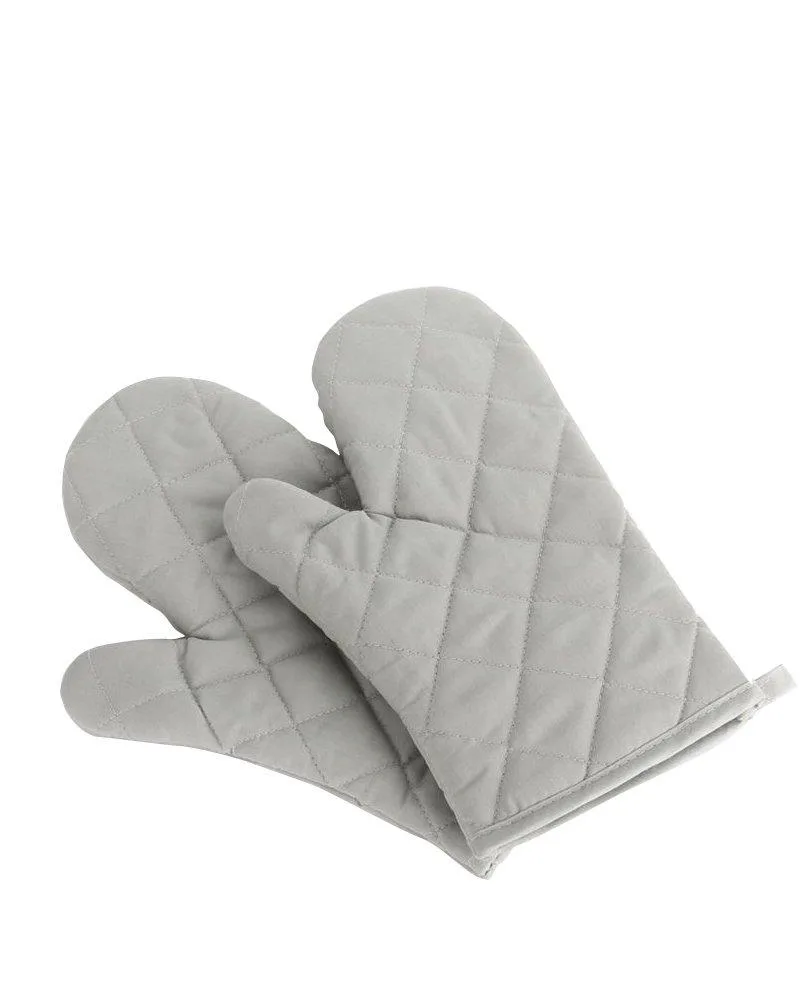  Vibe pure color Oven Mitts Gray 11 inch — product photo
