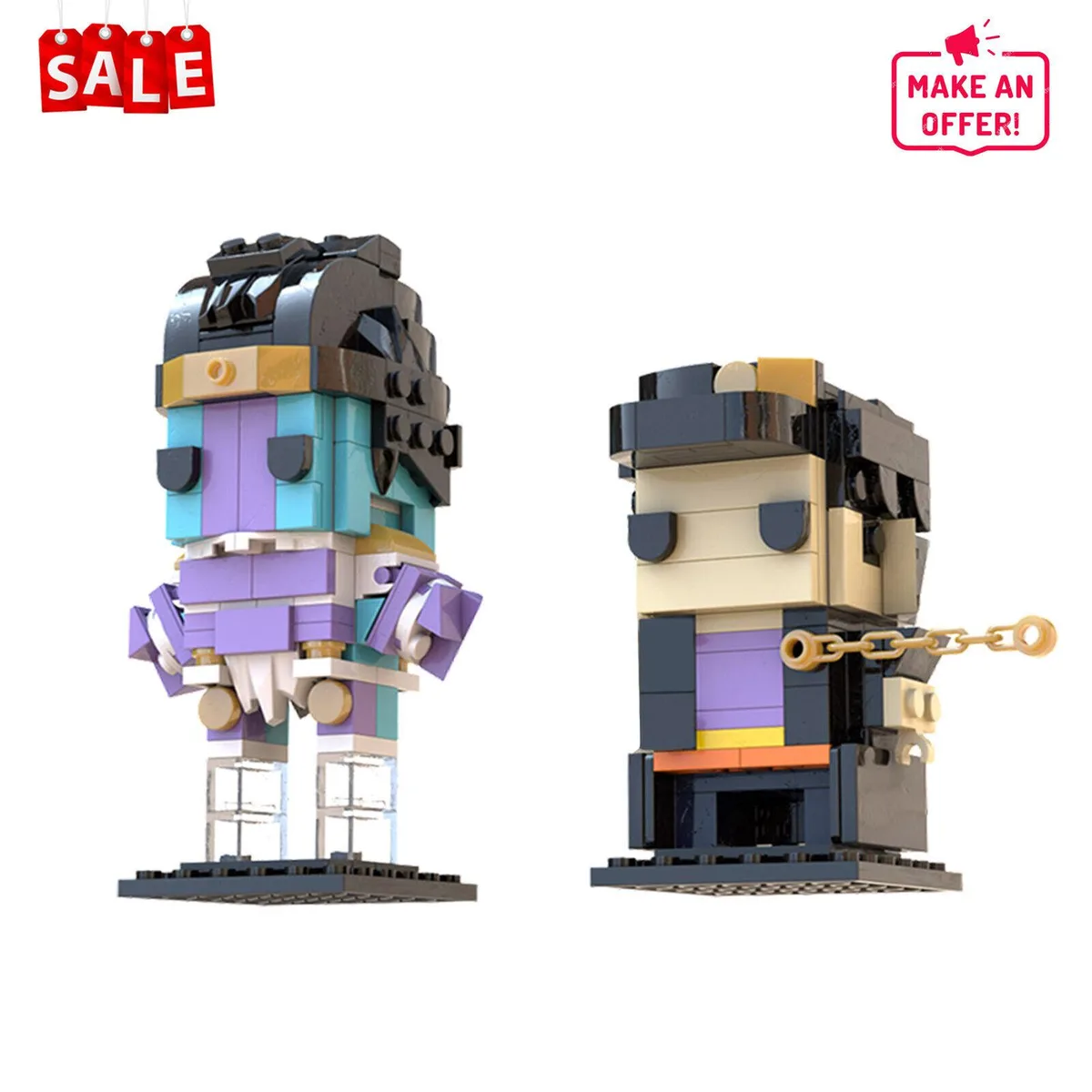 ZITIANYOUBUILD ZITIANYOUBUILD Jotaro &amp; Star Platinum 318-Piece MOC Building Set — product photo