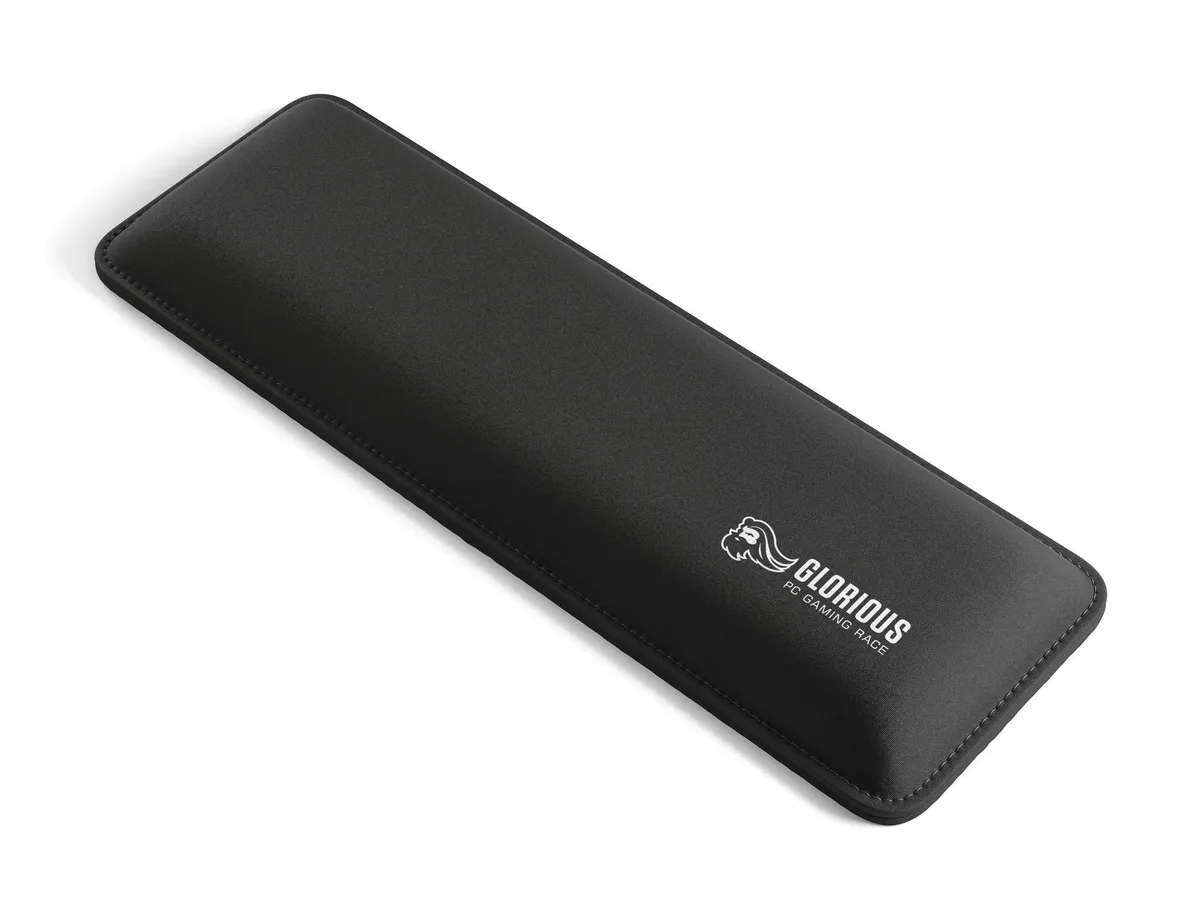  Glorious GWR-75 Compact Wrist Rest 12x4 in 25mm Thick Black — product photo
