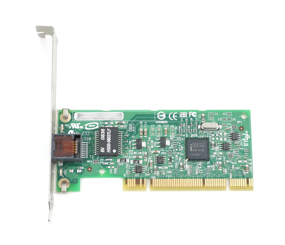 Intel Intel PWLA8391GT PRO 1000GT 10/100/1000Mbps PCI network card — product photo