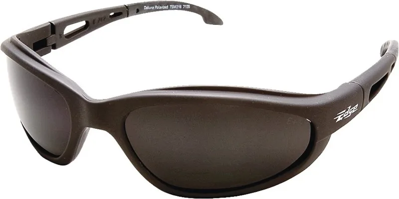 Edge Eyewear Edge Eyewear TSM216 Dakura Safety Glasses Gray Lens Black Frame — product photo