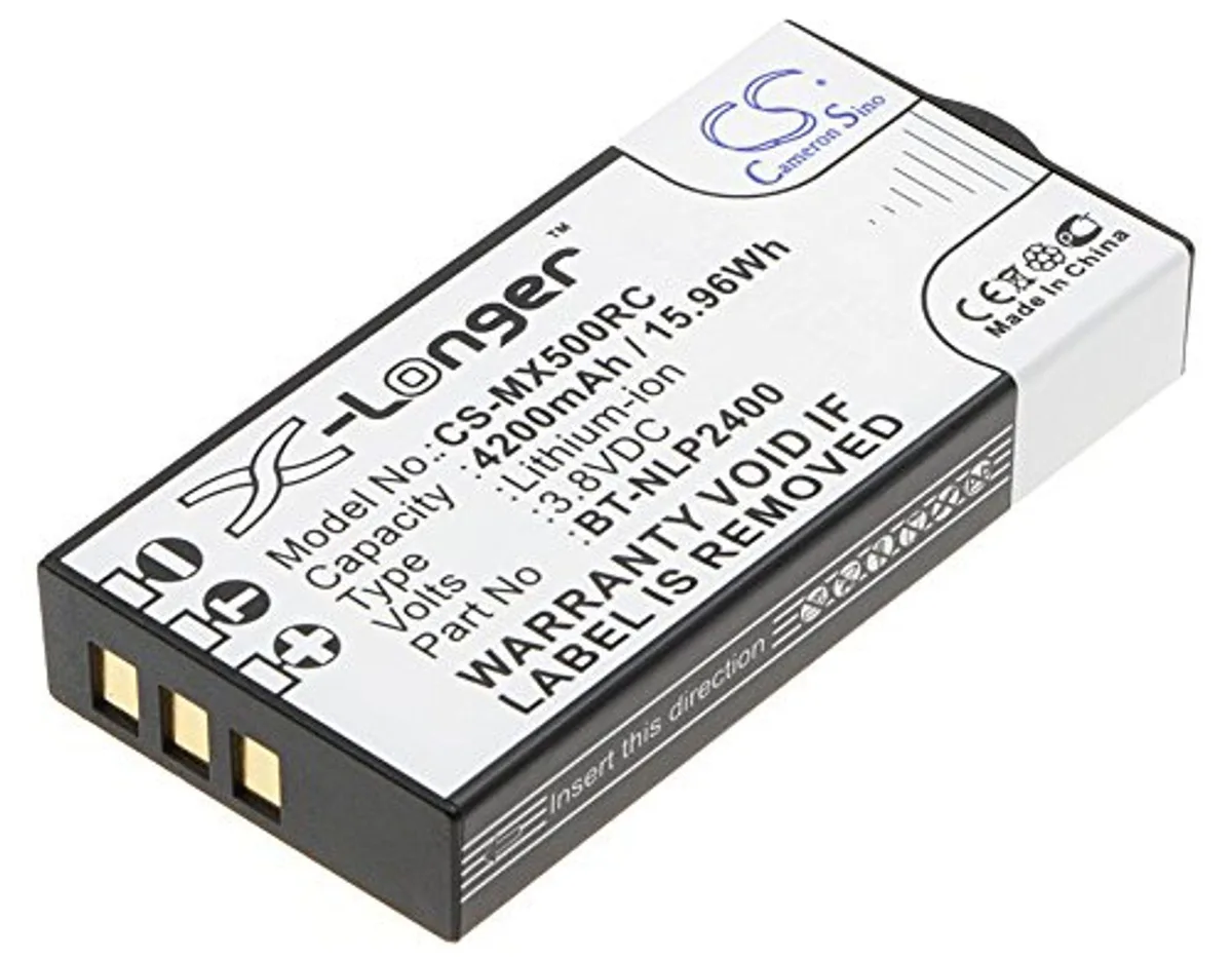  Cameron Sino BT-NLP2400 NC1110 4200mAh 15.96Wh URC MX-5000 battery — product photo