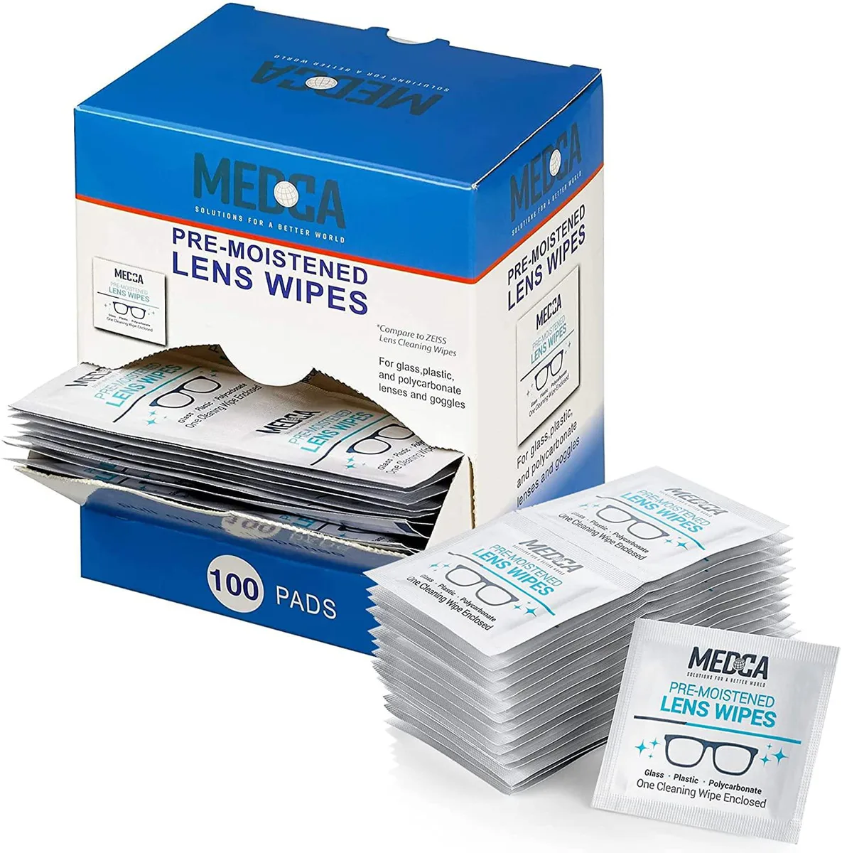 MEDca MEDca Lens Cleaning Wipes 100 Count — product photo
