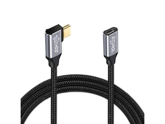 LORDWORLD LORDWORLD laptop case 90 degree USB-C 3.1 10Gbps 100W 3.0m — product photo