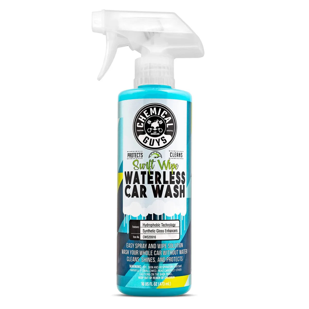 16 oz spray bottle of waterless car wash liquid