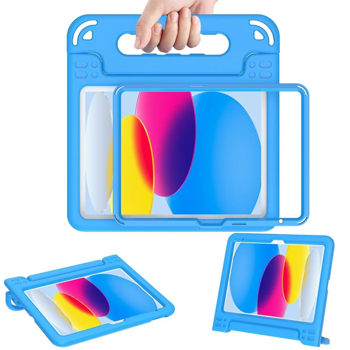 AVAWO Kids Case iPad 11th/10th Gen Light Blue — product photo
