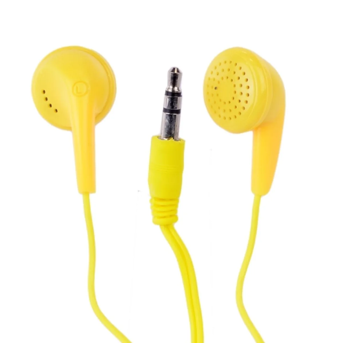 VIBE VIBE VS-120 Yellow In-Ear Headphones 3.5mm 46-inch cable — product photo