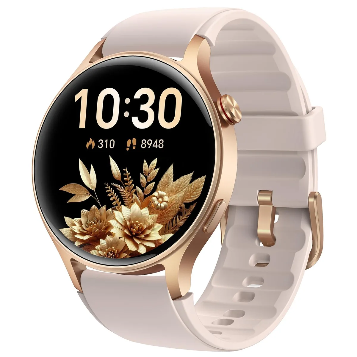 aeac AR-01 Smart Watch Rose Gold 1.32" AMOLED 110+ Sports 10-Day Battery — product photo