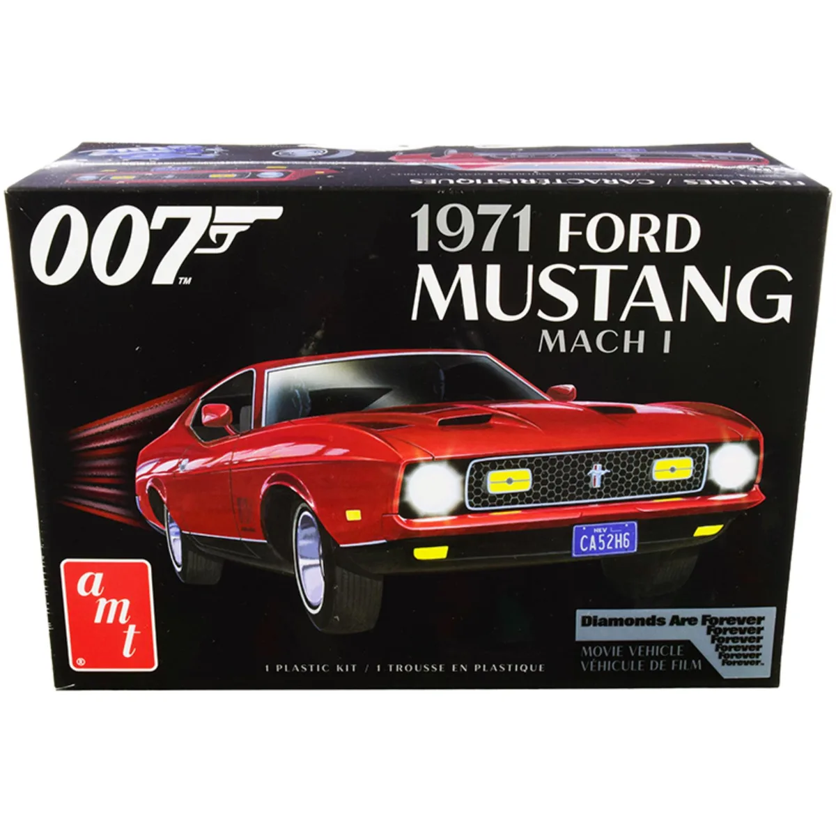 AMT AMT 1971 Ford Mustang Mach 1 "Diamonds are Forever" 1/25 Scale Model Kit — product photo