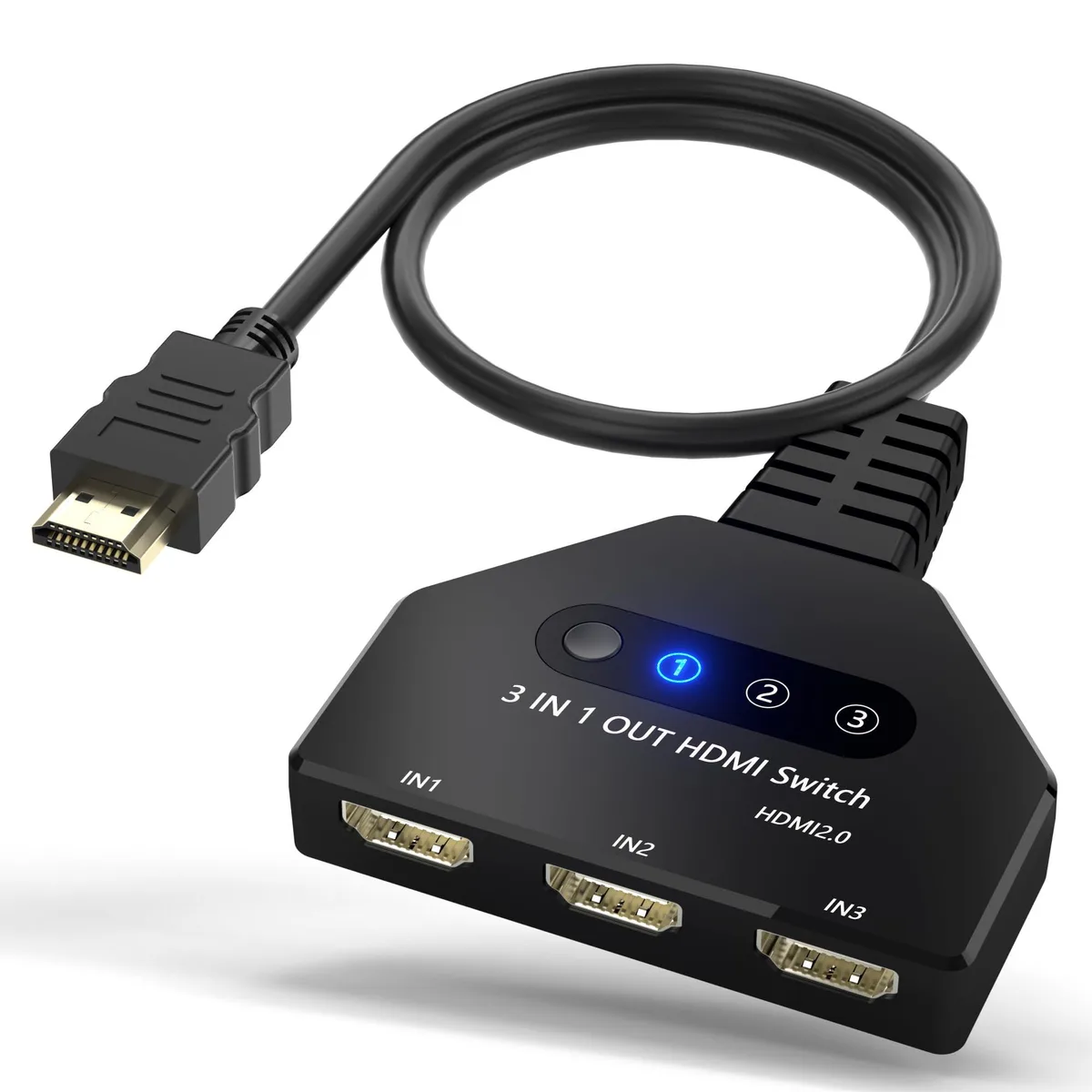 Vszerda Vszerda HS-329 3-in-1-out HDMI video switch 4K@60Hz — product photo