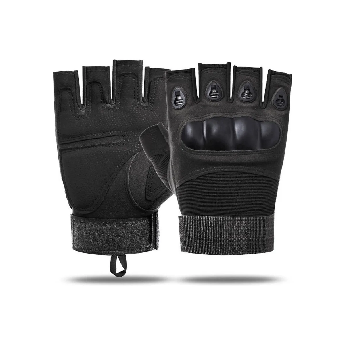 JupiterGear JupiterGear Fingerless Airsoft Gloves Black Medium — product photo